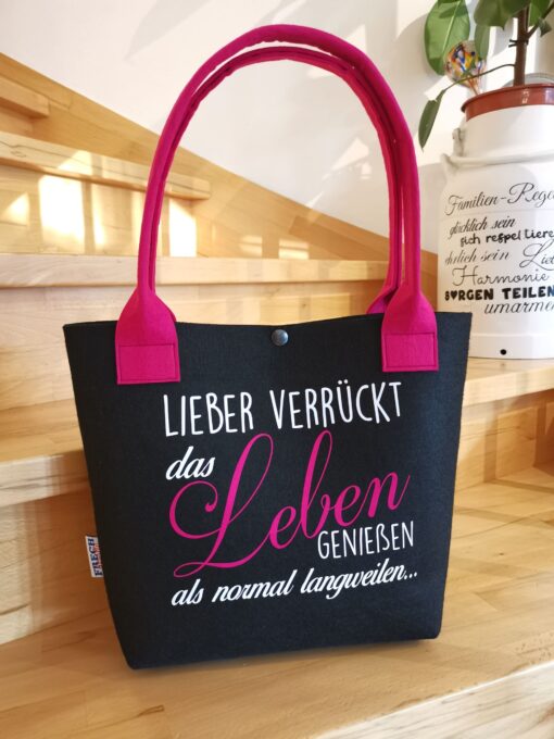 Lieber verrückt das Leben genießen...