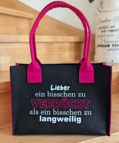 Lieber ein bisschen zu verrückt...