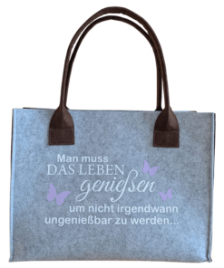 Man muss das Leben genießen...