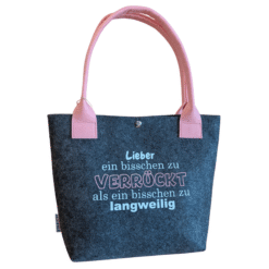 Lieber ein bisschen verrückt...